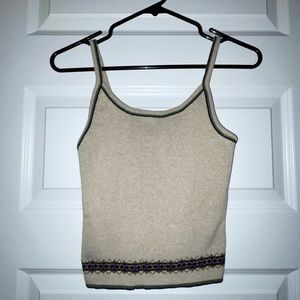 Cropped tank top